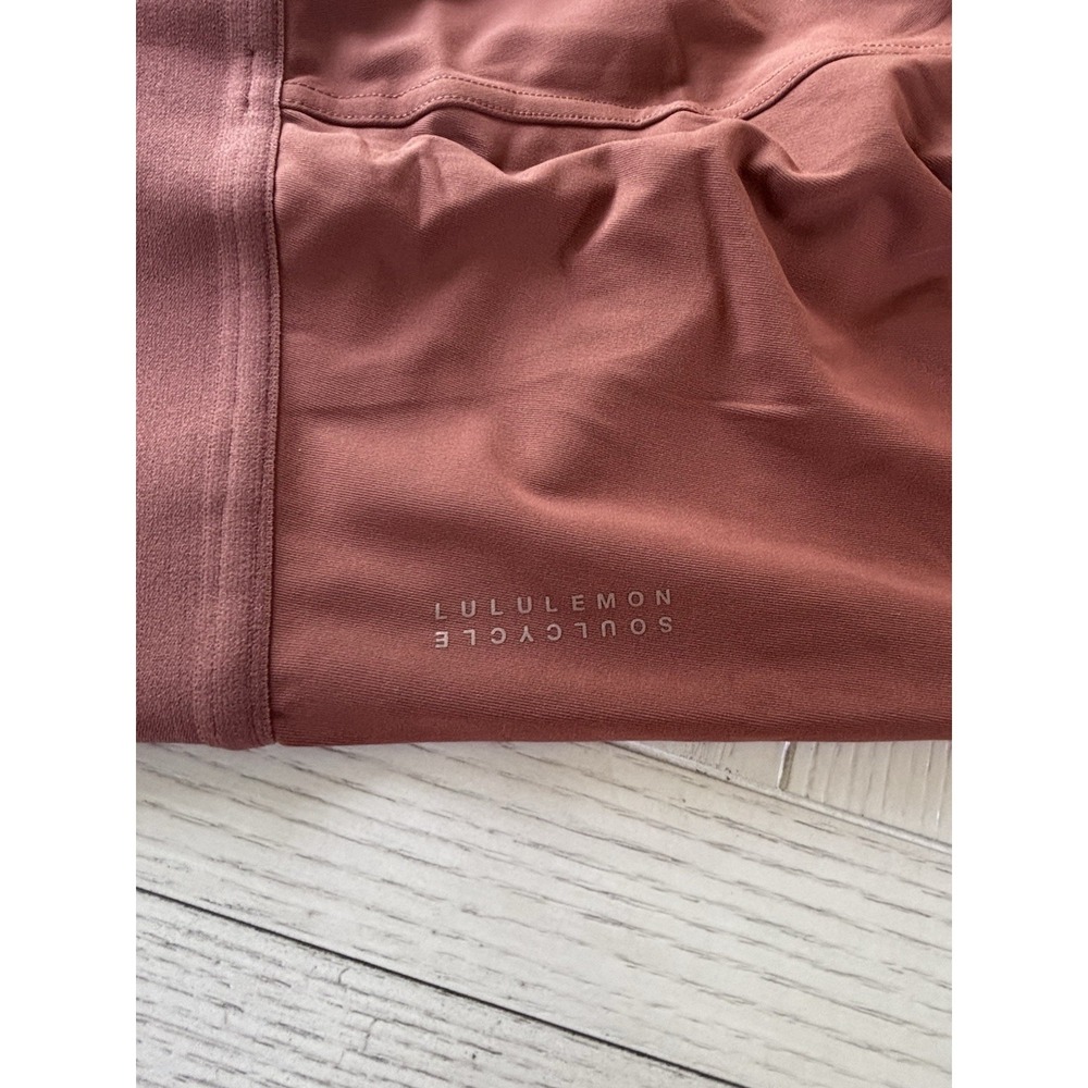 Lululemon x SoulCycle Ride & Reflect Tight Leggings Size 2 NWOT Dusty Rose - Picture 6 of 11